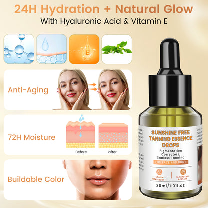 PIPIGE Sunless Tanning Drops For Face & Body